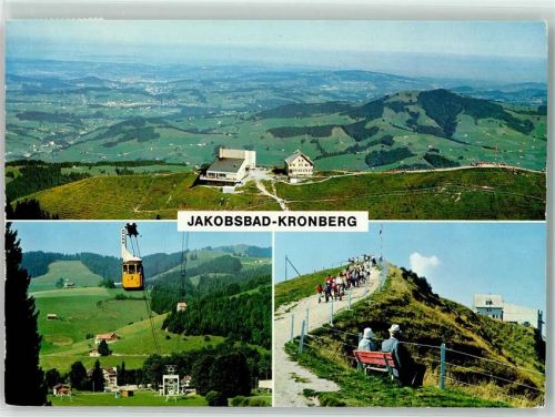 9108 Gonten - Seilbahn Gasthaus Jakobsbad-Kronberg