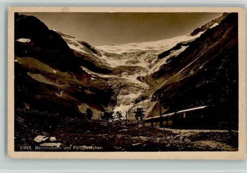 Berninabahn - Berninabahn und Palügletscher