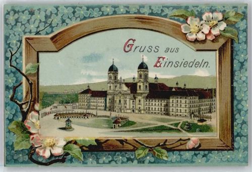 8840 Einsiedeln - Veilchen verziert