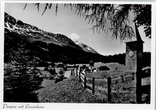 7076 Parpan - Teilansicht, Lenzerhorn