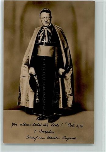 Foto AK Bischof von Basel und Lugano AK
