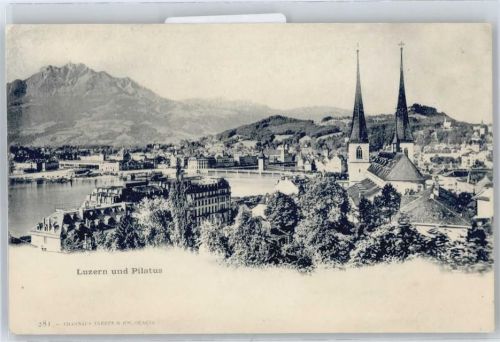 6000 Luzern Lucerne - Gesamtansicht, Pilatus AKU1