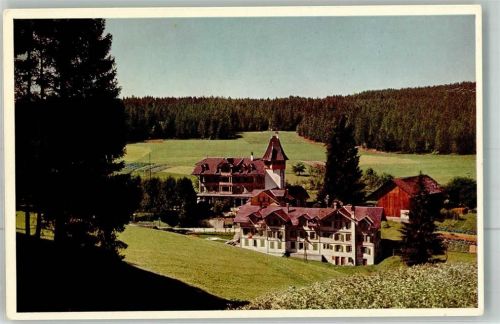 3673 Schlegwegbad 1957 Foto AK Hotel Kurhaus