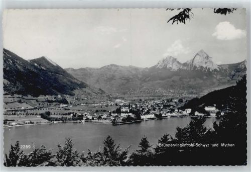 6440 Brunnen - Ingenbohl, Schwyz, Mythen, Vierwaldstättersee