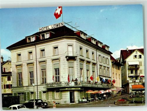 6300 Zug Zugo - Hotel Löwen Mercedes VW Käfer