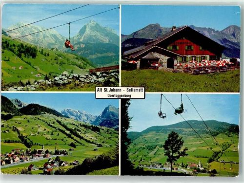 9656 Alt St. Johann - Gasthaus Sellamatt Sessellift Säntis Schafberg