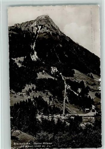 Niesen - Niesenbahn Station Mülenen mit Niesen