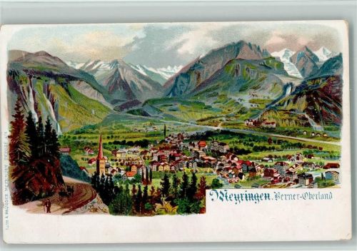 3860 Meiringen Lithographie