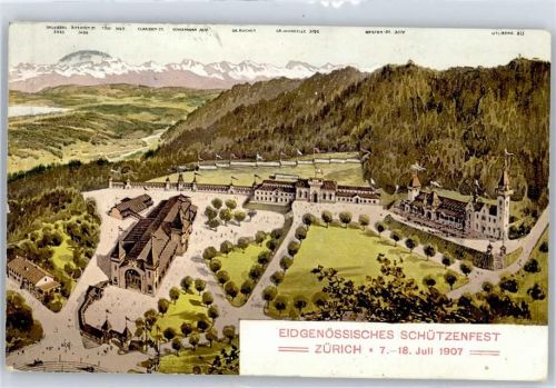 8000 Zürich - Eidgenössisches Schützenfest 1907