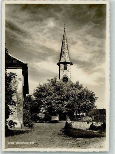 8536 Hüttwilen 1944 Foto AK Kirche