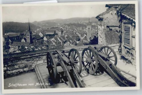 8200 Schaffhausen Sciaffusa - Gesamtansicht, Kanonen AKU2