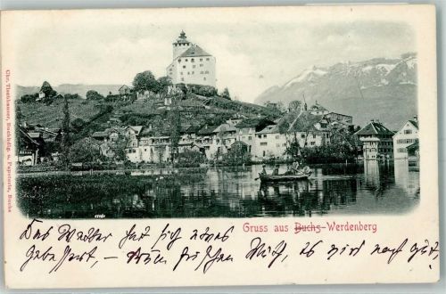 9470 Werdenberg 1901 Relief AK