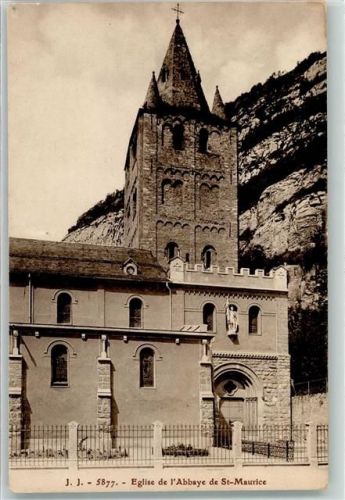 1890 St-Maurice - Eglise de l Abbaye