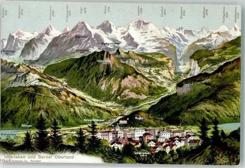 3812 Wilderswil - Interlaken Berner Oberland Vogelschau