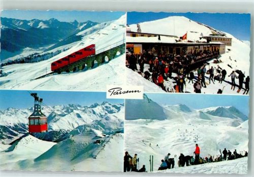 Parsenn - Parsennbahn Weißfluhjoch Weisfluhgipfel Derbyschuß mit Weißfluh Winter