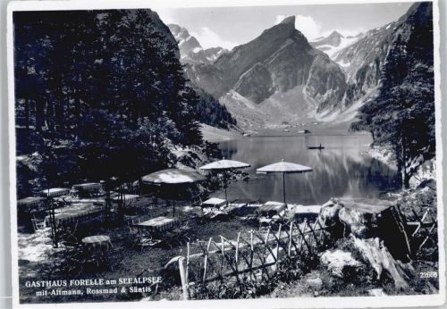 9057 Wasserauen - Gasthaus Forelle, Seealpsee, Altmann