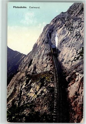 Pilatus 1907 - Pilatusbahn Eselwand