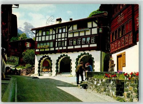 9470 Werdenberg Foto AK Hauptplatz Margelskopf Foto A. Eggenberger