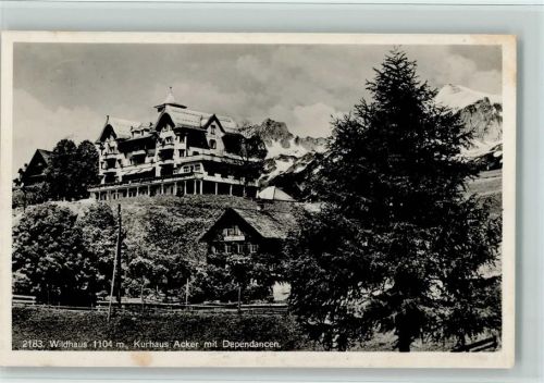 9658 Wildhaus - Kurhaus Acker mit Dependancen
