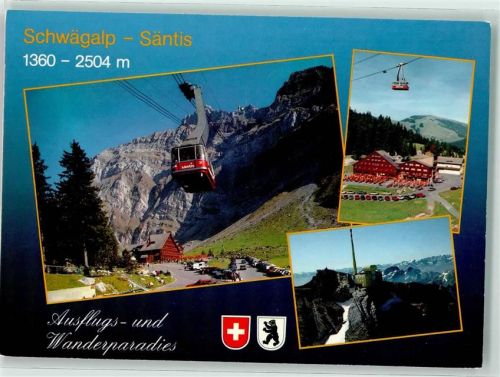 Schwägalp - Säntis Seilbahn Gasthaus Bündner-und Glarneralpen