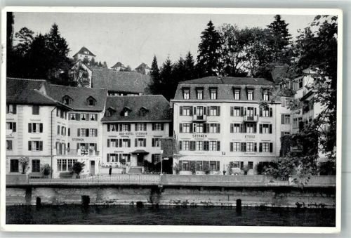 5400 Baden 1942 Foto AK Hotel Sternen