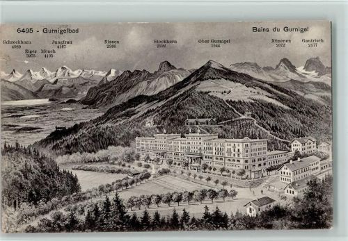 3099 Rüti b. Riggisberg 19209 Künstlerkarte Gurnigelbad - Nr. 6495 Phototypie. gute Erhaltung AK