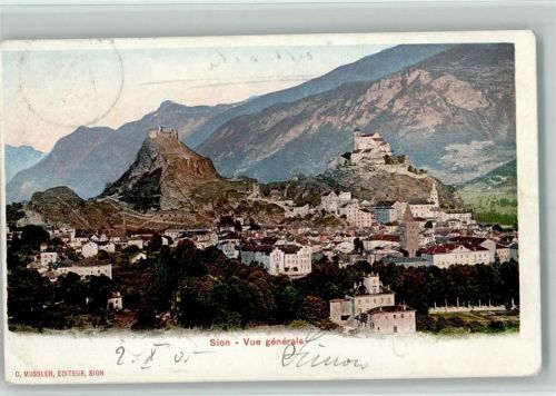 1950 Sion Sitten 1905 - Vue generale