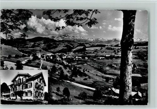 9621 Oberhelfenschwil 1960 Foto AK Gasthaus zur frohen Aussicht - Verlag Foto Gross 13008 - Erhaltung I AK