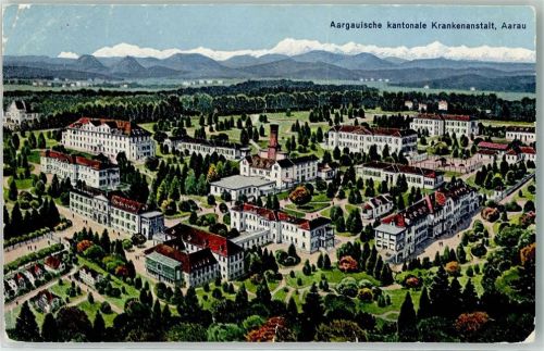 5000 Aarau Gebrauchsspuren Aargauische kant Krankenanstalt