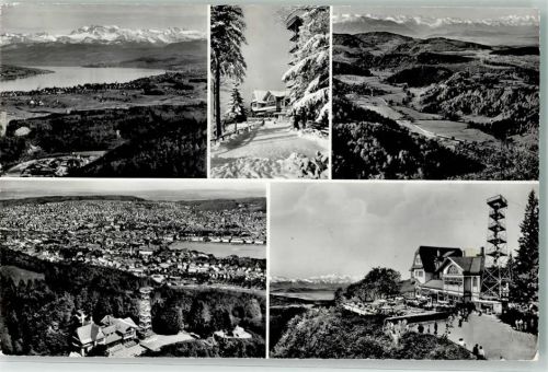 8143 Uetliberg Winter Gasthaus Berghaus Uto-Kulm