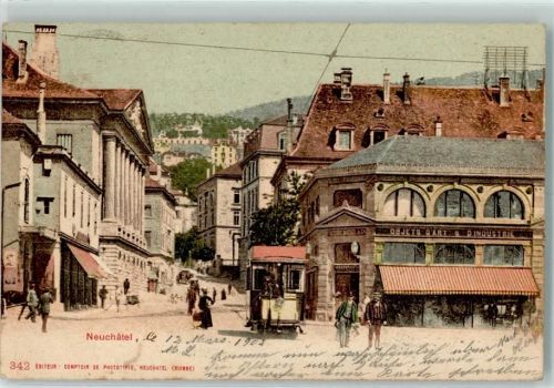 2000 Neuchâtel Neuenburg 1902 - Tram Straßenbahn