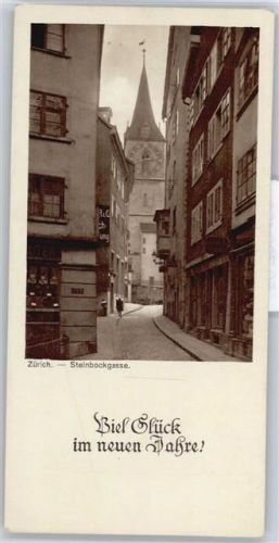 8000 Zürich - Steinbockgasse , Neujahr AKU2