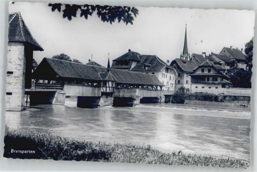 5620 Bremgarten AG - Kirche, Ortsansicht, Brücke