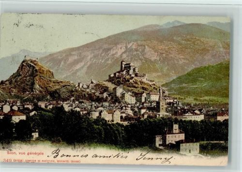1950 Sion Sitten - Vue générale