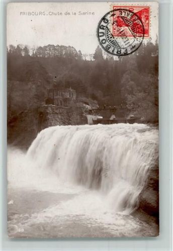 1700 Fribourg Freiburg 1911 - Chute de la Sarine Wasserfall