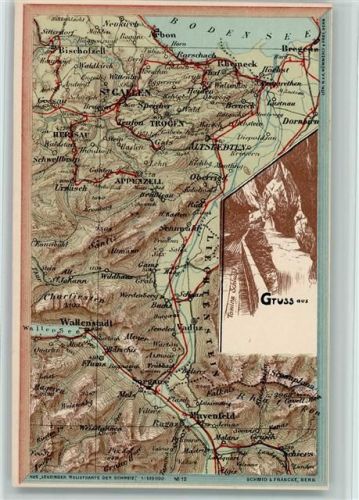 7310 Bad Ragaz - Landkarte