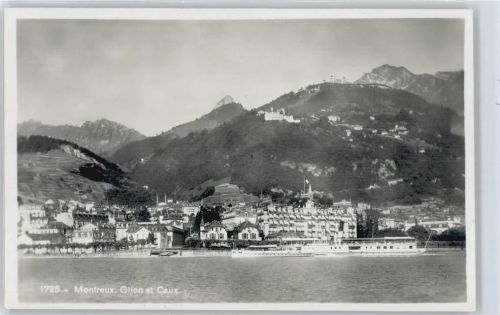 1820 Montreux - Glion, Caux, Lac Leman AKU2