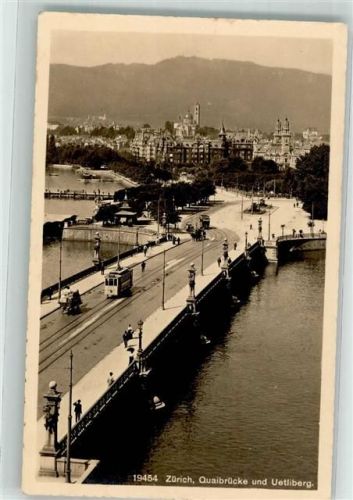 8000 Zürich 1912 - Quaibrücke Uetliberg