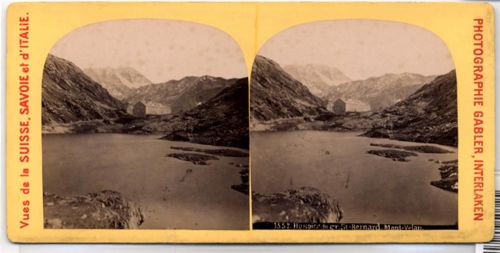Aiguille du Velan - Stereofoto Format ca. 18 x 9 cm