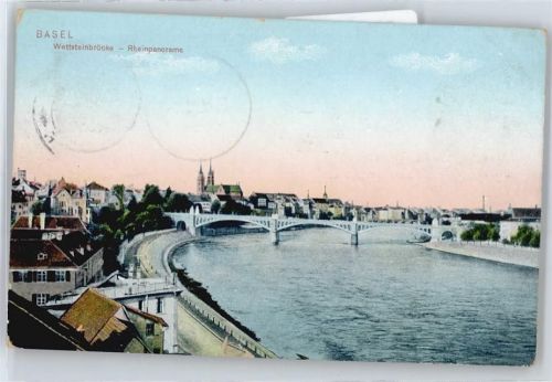 4000 Basel Bâle - Wettsteinbrücke AKU2