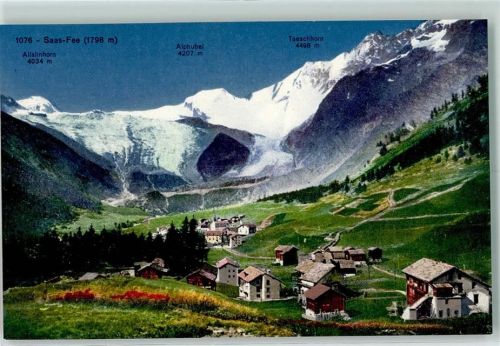 3906 Saas-Fee - Allalinhorn Alphubel Taeschhorn