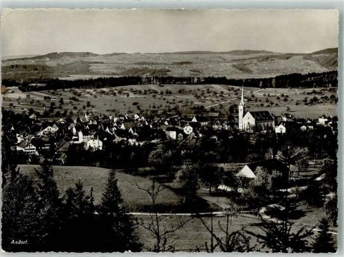 8355 Aadorf 1946 Foto AK Kirche