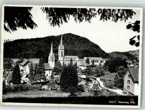 8374 Dussnang 1953 Foto AK Kirche