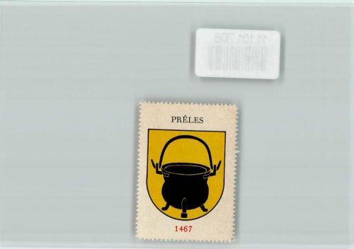 2515 Prêles - Vignette Wappen Kaffee Hag ca 1920-1940