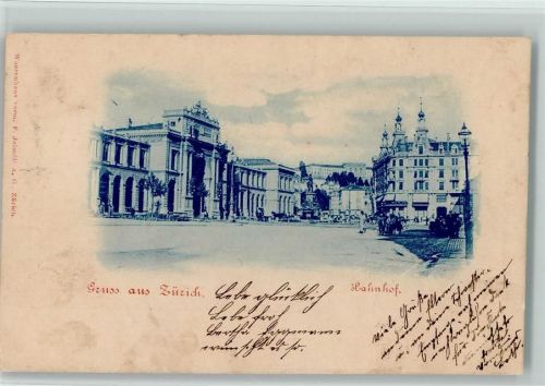 8000 Zürich 1900 - bahnhof