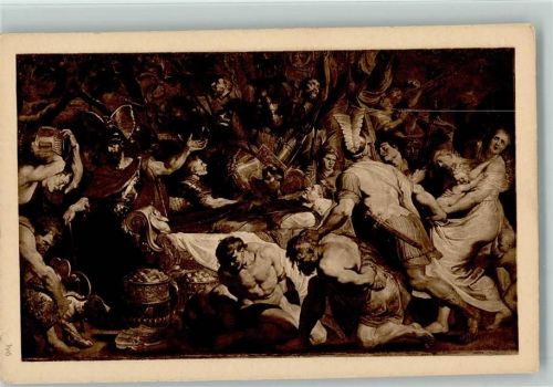 Hilfsverein für Lungenkranke - Gemälde von Rubens - Leichenbegräbnis Römer Tuberkulose