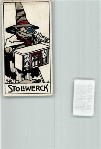 Der eitle Mandrill Gruppe 490 No.1. Humor in Bild u. Wort Vignette Stollwerck Schokolade Gebrauchsspuren
