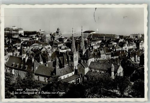 2000 Neuchâtel Neuenburg 1939 Foto AK