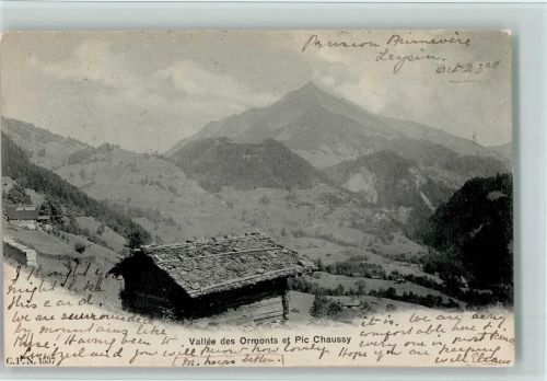 1854 Leysin - Vallée des Ormonts et Pic Chaussy