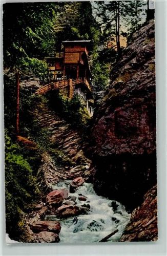 7062 Passugg-Araschgen - Trinkhalle in der Rabiusaschlucht